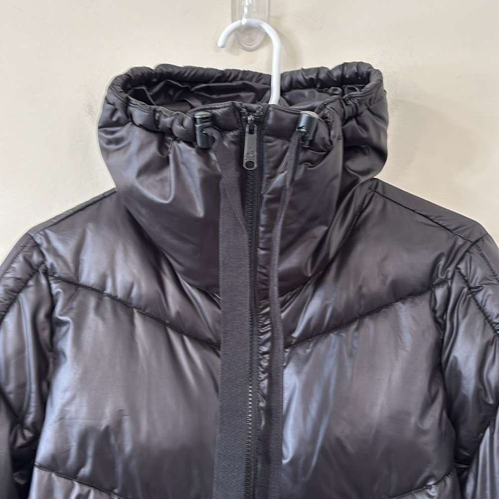 Sam Edelman Quilted Puffer Jacket Black Size Medium - Picture 3 of 10